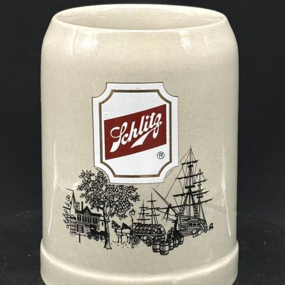 Vintage GERZ W German Schlitz Stoneware Beer Stein Mug .5L - Picture 2 of 7